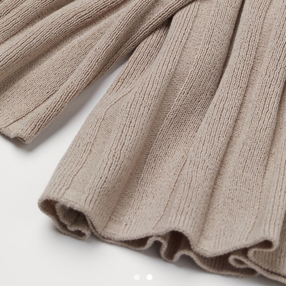 Rib knit pants